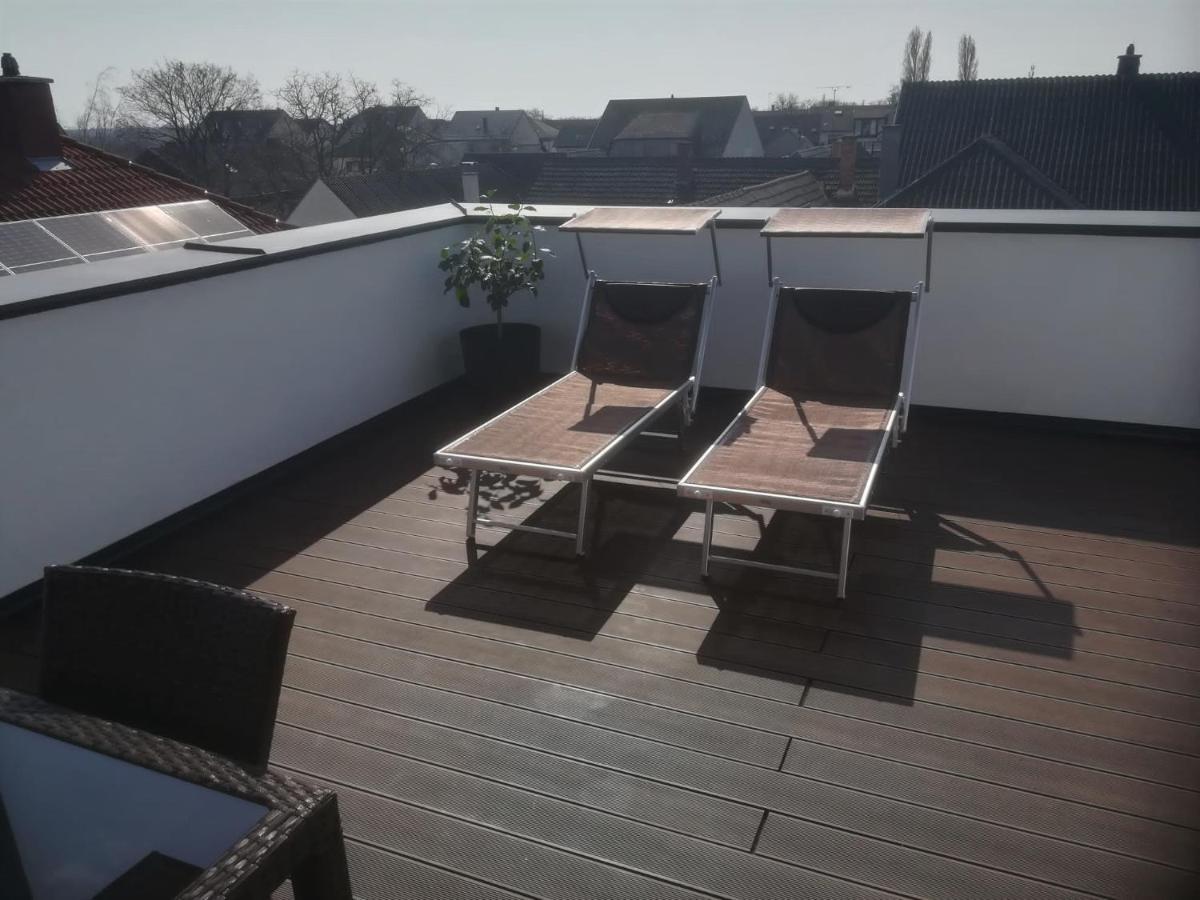 Penthouse Griemann 2 Fuer Max 4 Personen Mit Eigener Grosser Dachterrasse Zum Relaxen! อิลมิทซ์ ภายนอก รูปภาพ