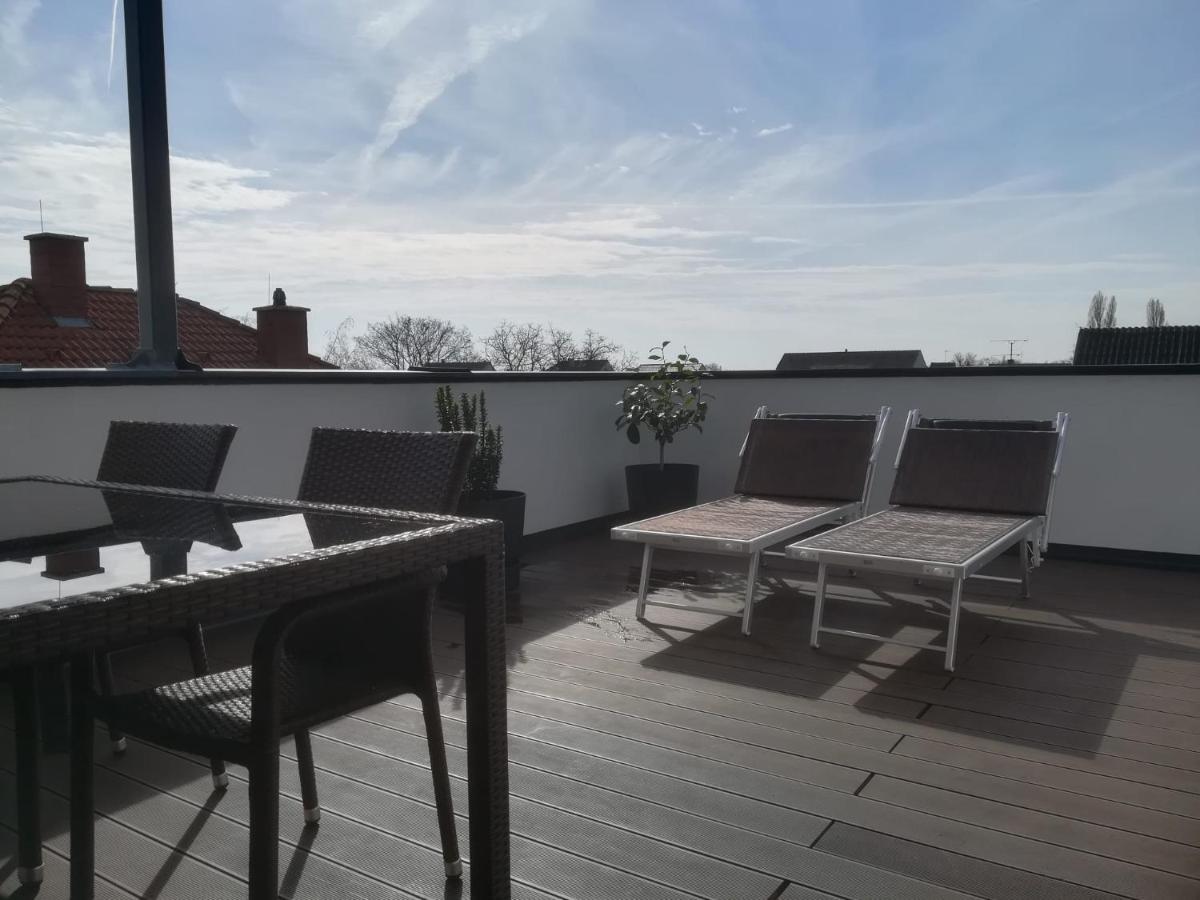 Penthouse Griemann 2 Fuer Max 4 Personen Mit Eigener Grosser Dachterrasse Zum Relaxen! อิลมิทซ์ ภายนอก รูปภาพ